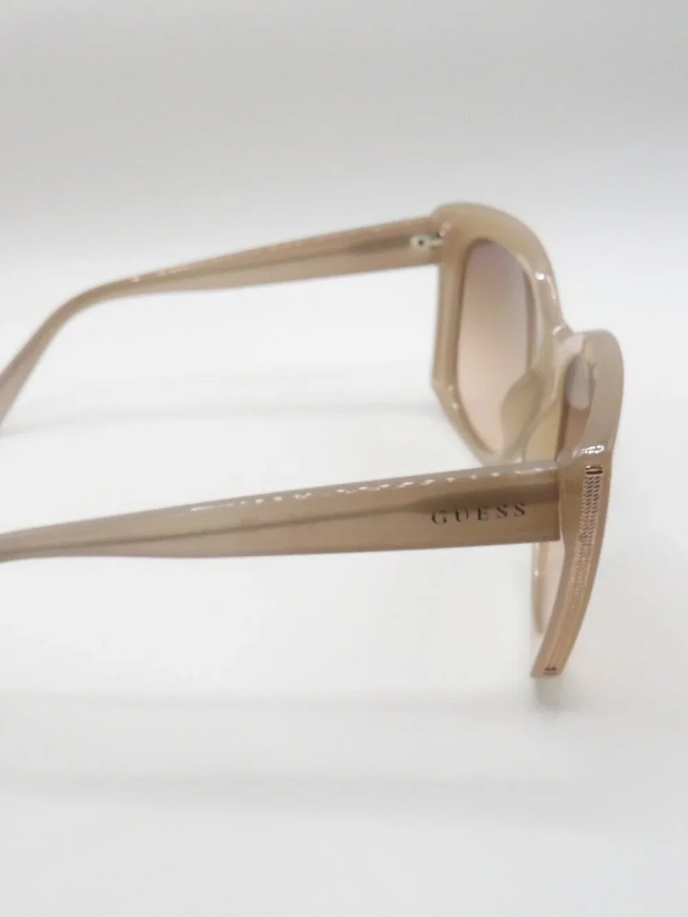 Guess New GF6169/S 57F Shiny Beige/Brown Gradient Sunglasses.